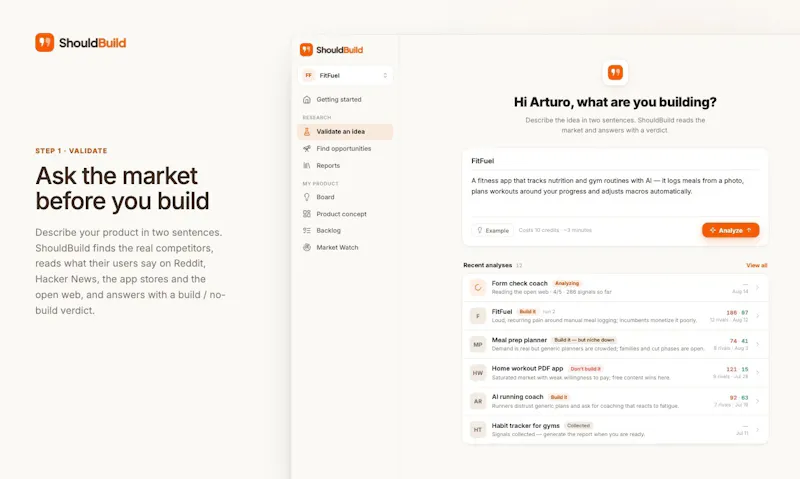 ShouldBuild screenshot 3