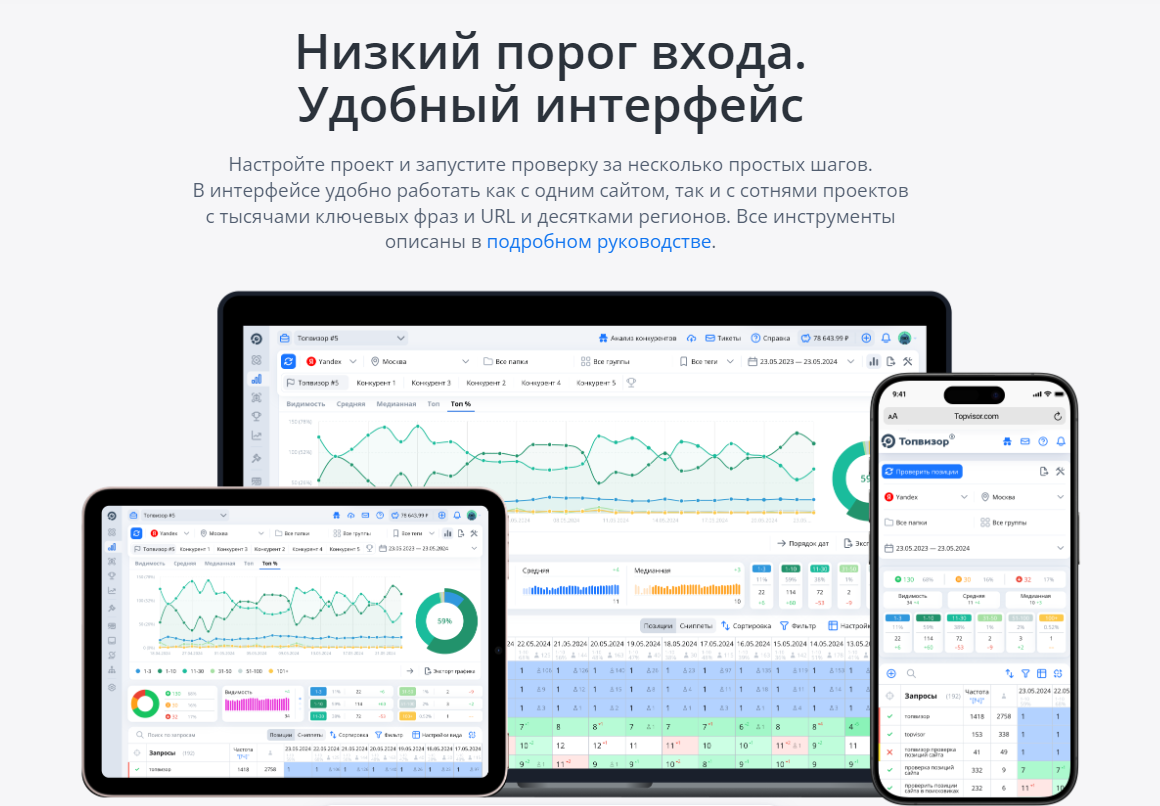 topvisor.com - 추적, 연구 및 최적화를위한 올인원 SEO 도구 미디어 3