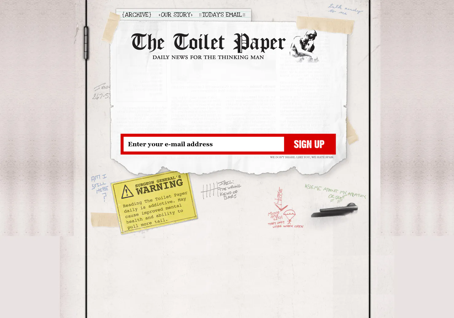 The Toilet Paper