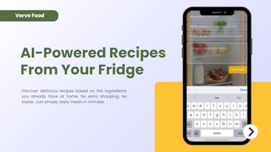 Verve Food - AI Recipe Generator gallery image