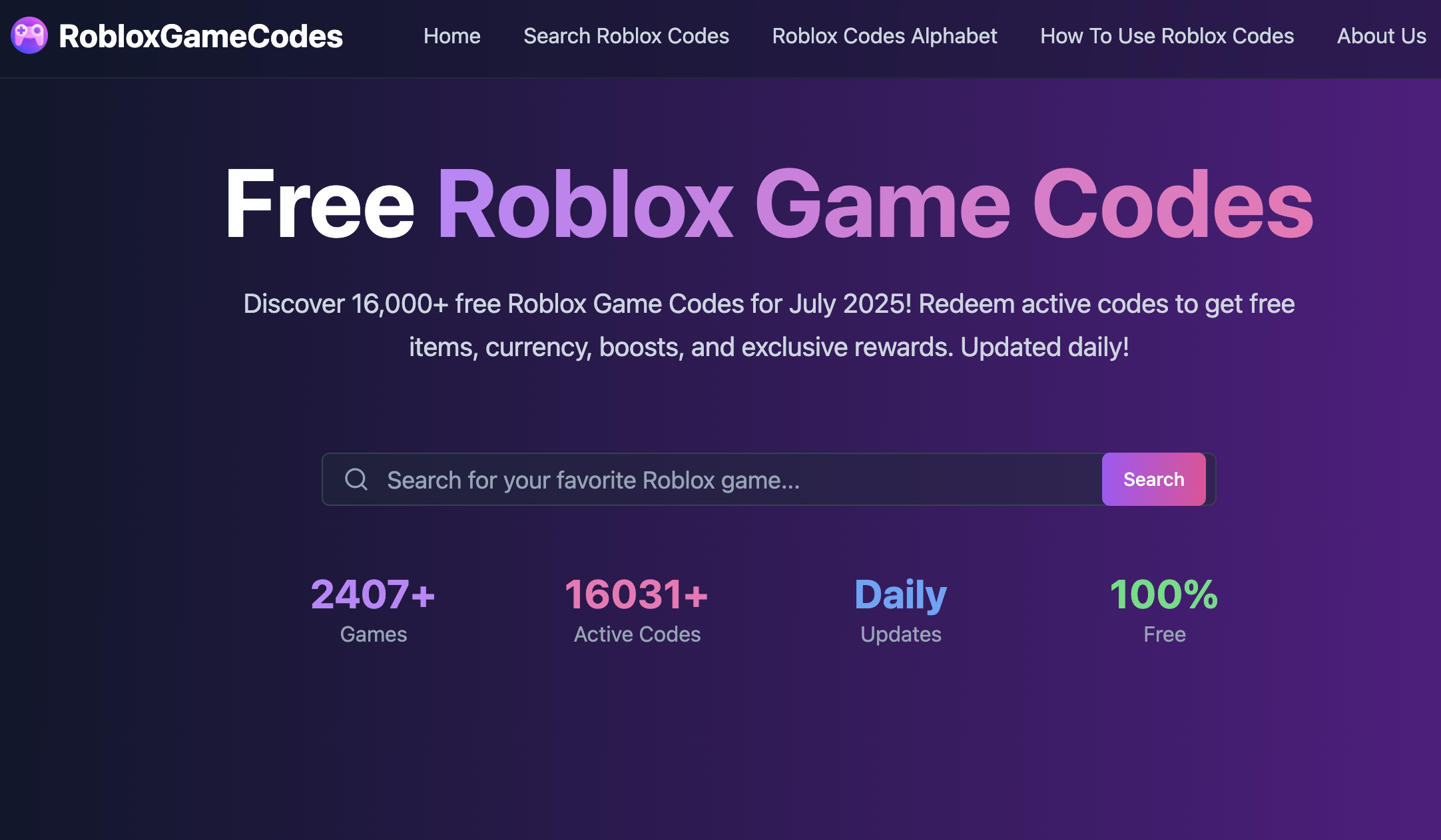 無料のRobloxゲームコード media 1