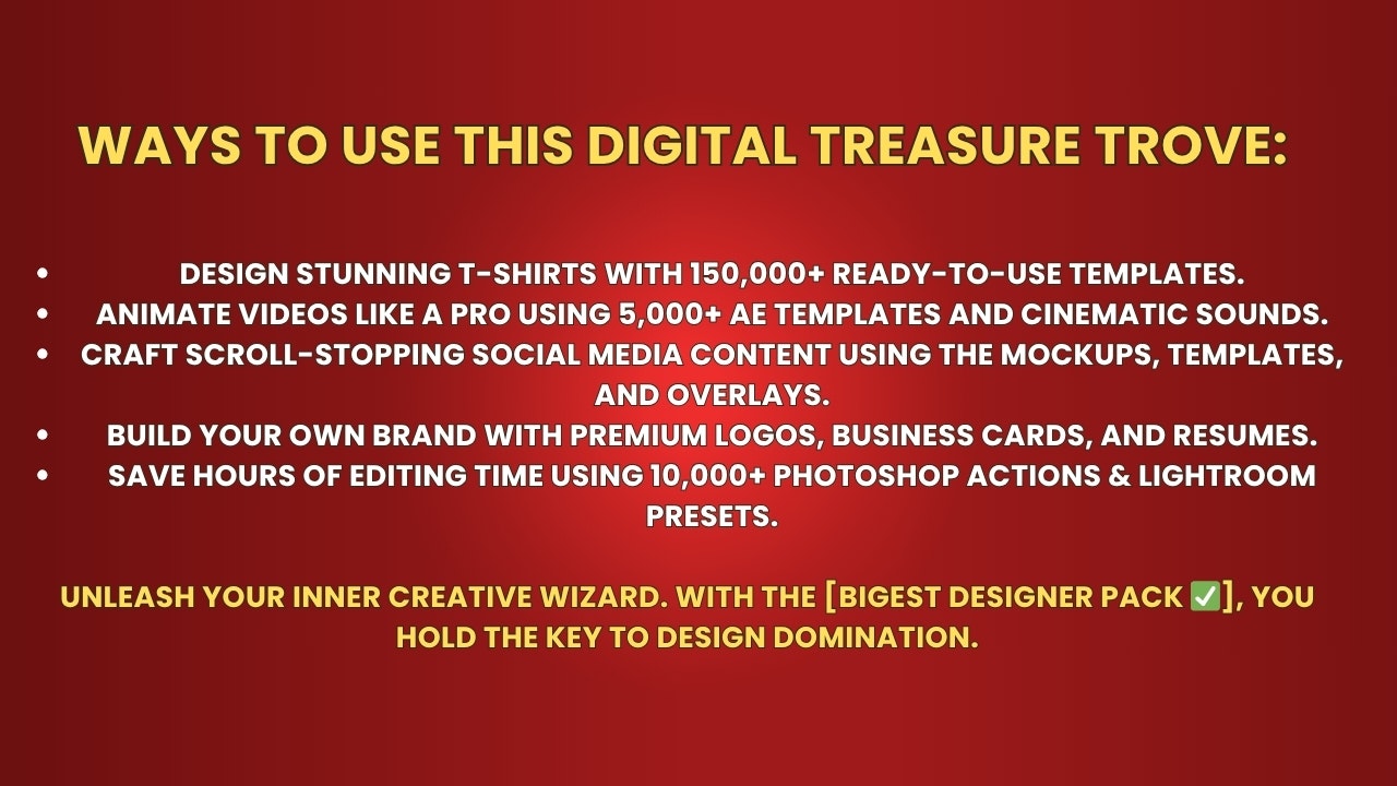 มัด Digital Designer 1M - แบบอักษร, SVG, เทมเพลต media 3