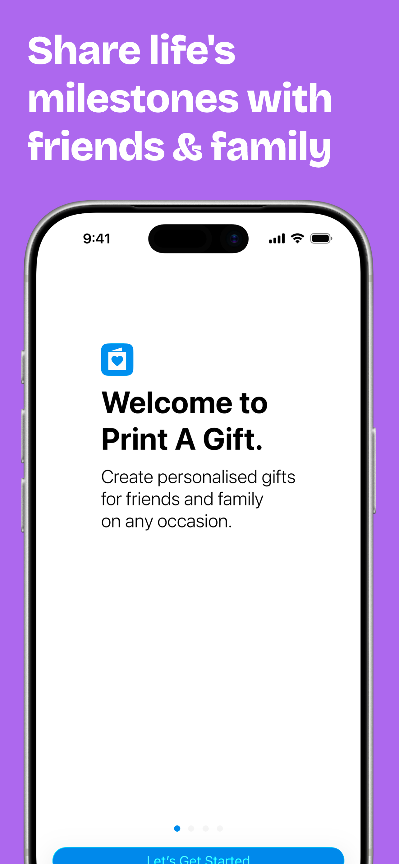 Print A Gift - Main product screenshot demonstrating key features and user interface