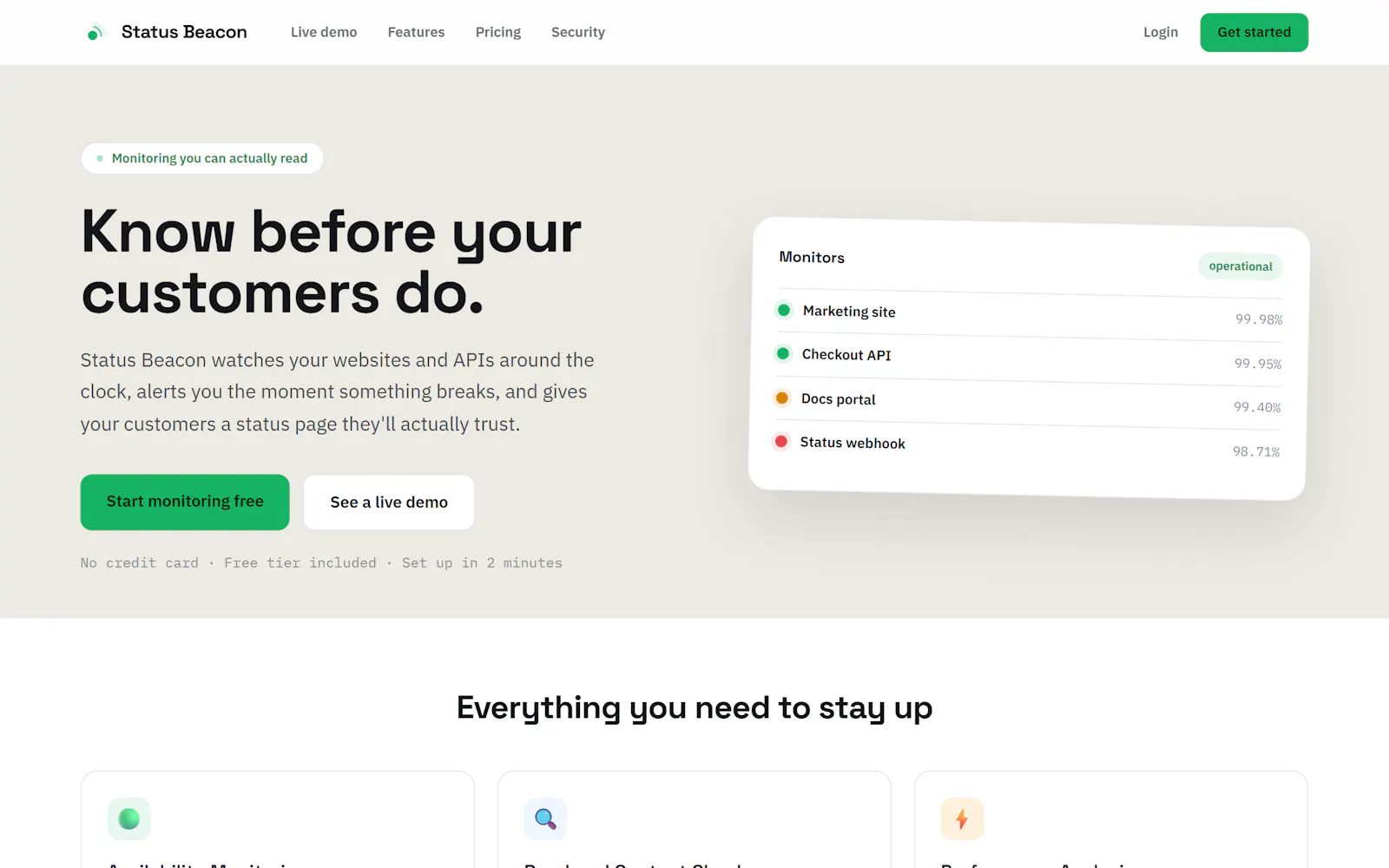 Status Beacon screenshot 3