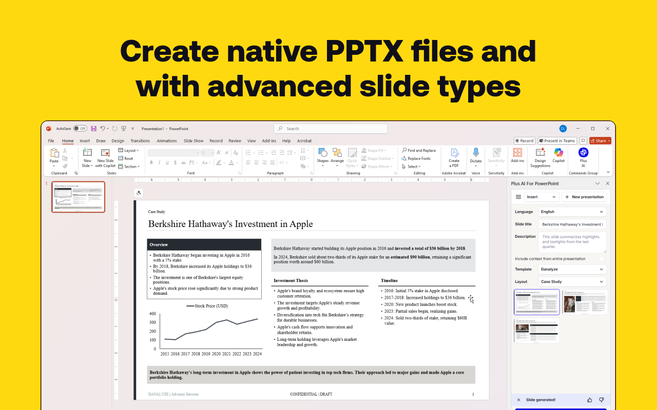 Média Plus AI Presentations API - Create professional presentations with the Plus AI API 2