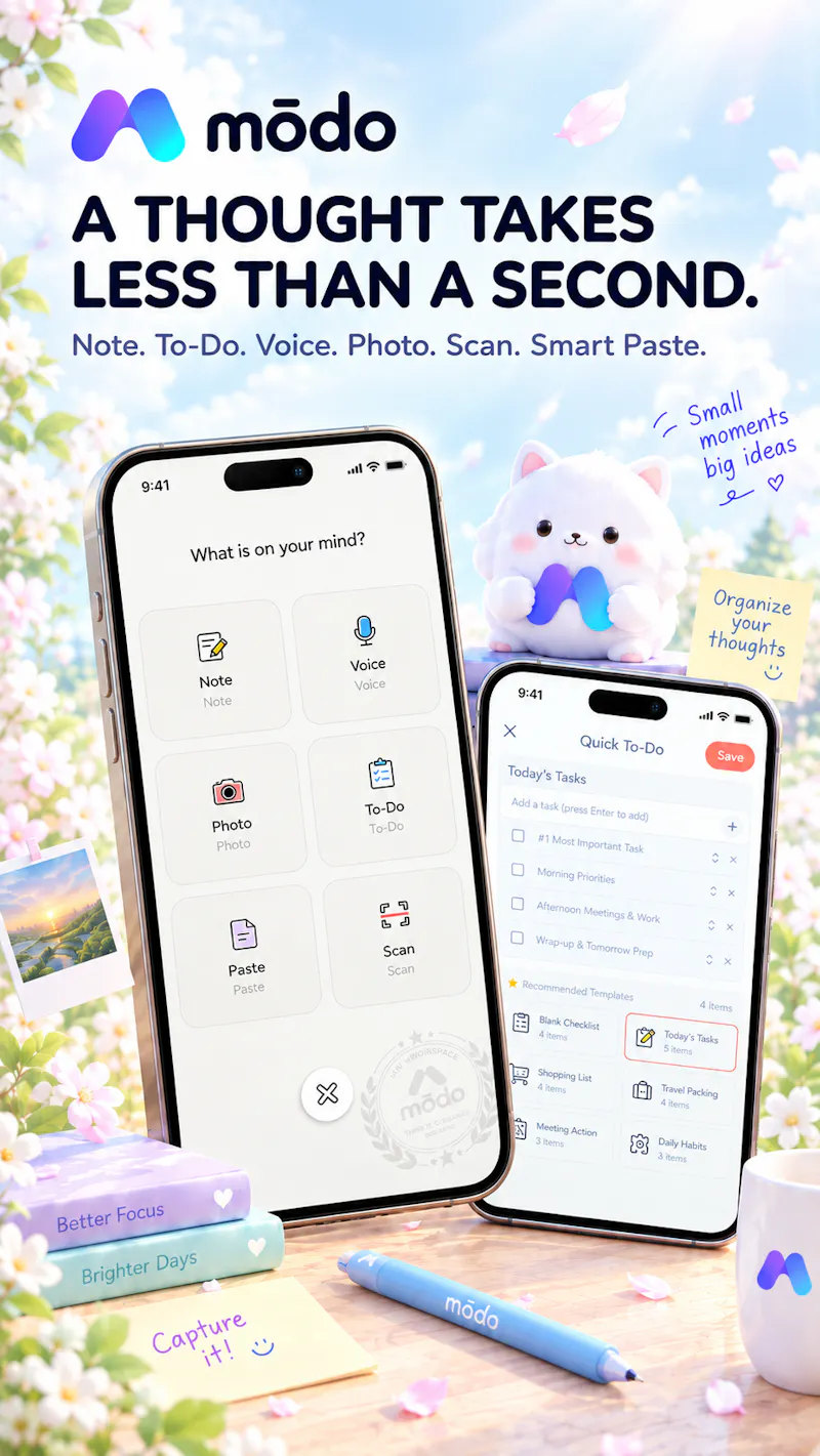 Modo: Notes, Calendar, Widget screenshot 4