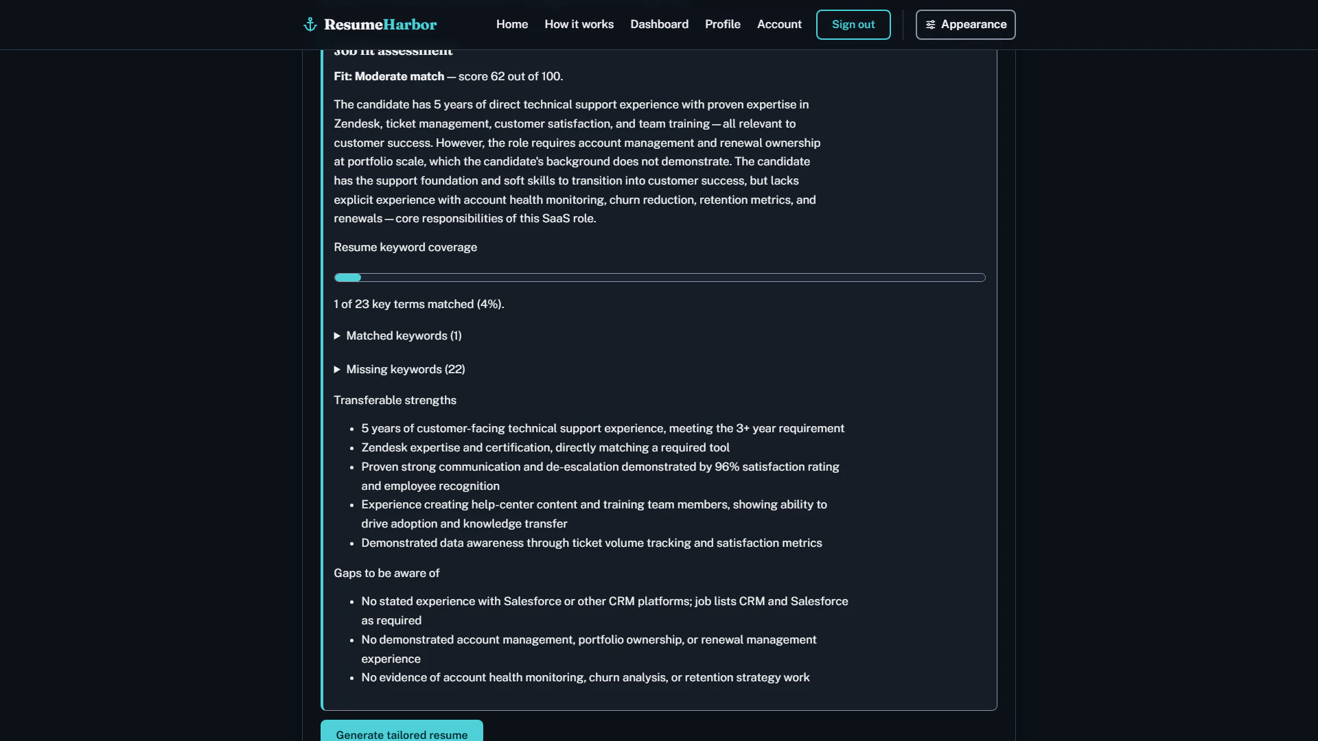 ResumeHarbor screenshot 2