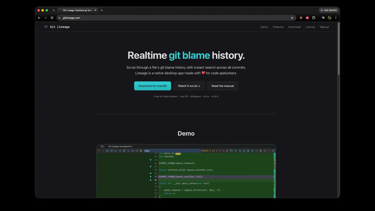Git Lineage gallery image