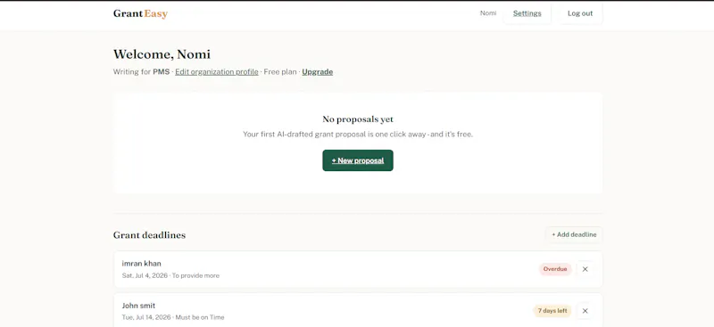 GrantEasy screenshot 3