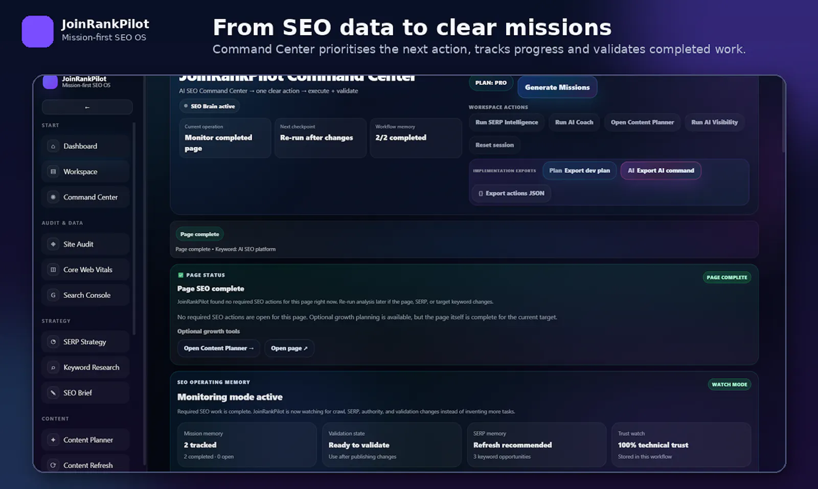 JoinRankPilot screenshot 1