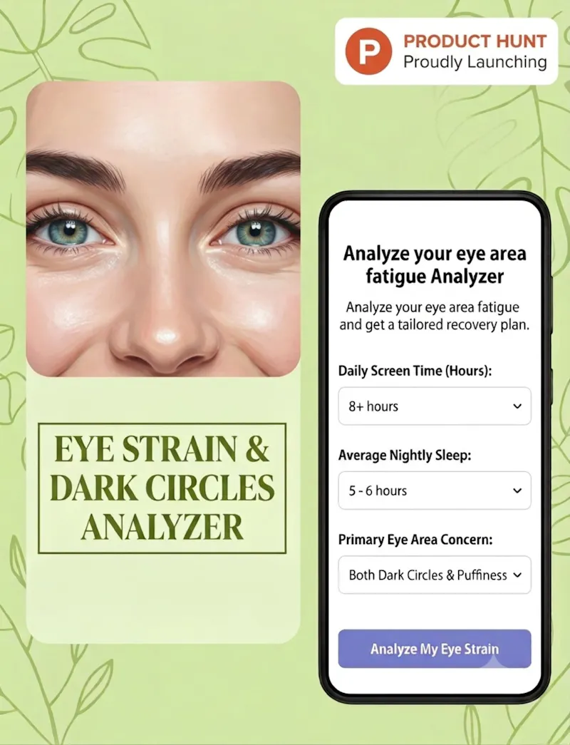 Eye Fatigue & Dark Circles Analyzer screenshot 1