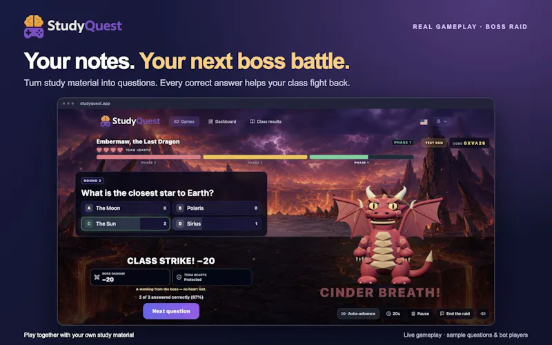 StudyQuest screenshot 5