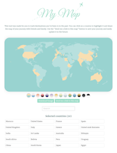 Stylish Travel Map Generator gallery image