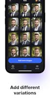iOS および Android デバイス上の ProShots アプリのスクリーンショット