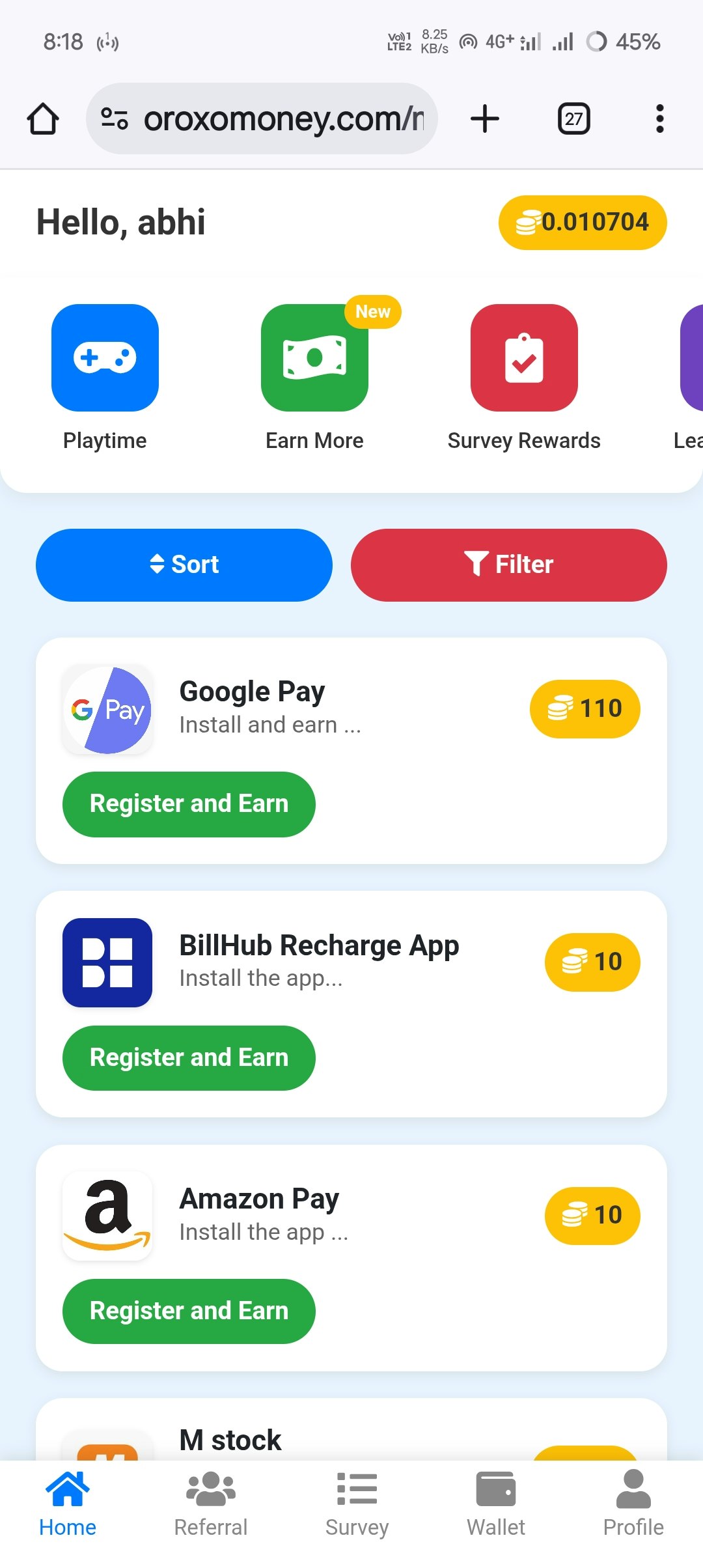 Oroxo Money - Screenshot 4 showing product features and functionality