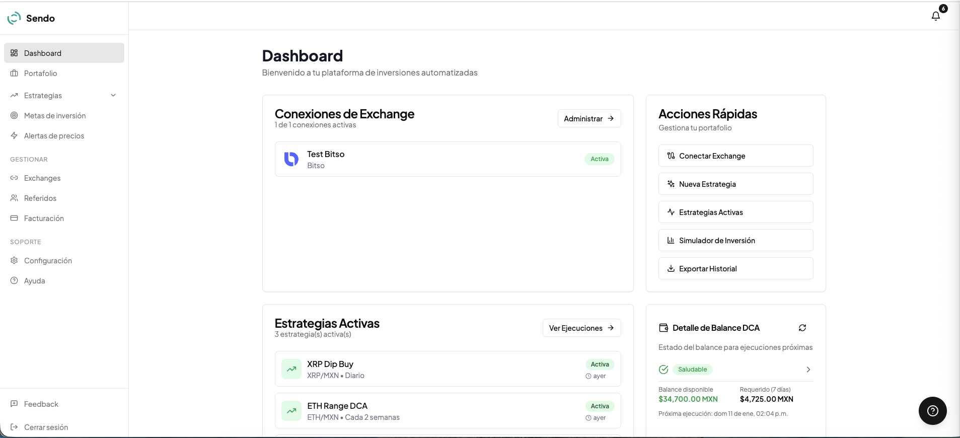 Sendo - Screenshot 4 showing product features and functionality