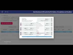 Web-based GUI for fio disk benchmark gallery image