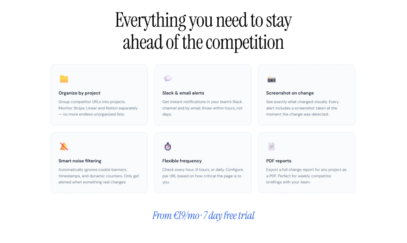 WebWatch — Monitor Website Changes screenshot 2