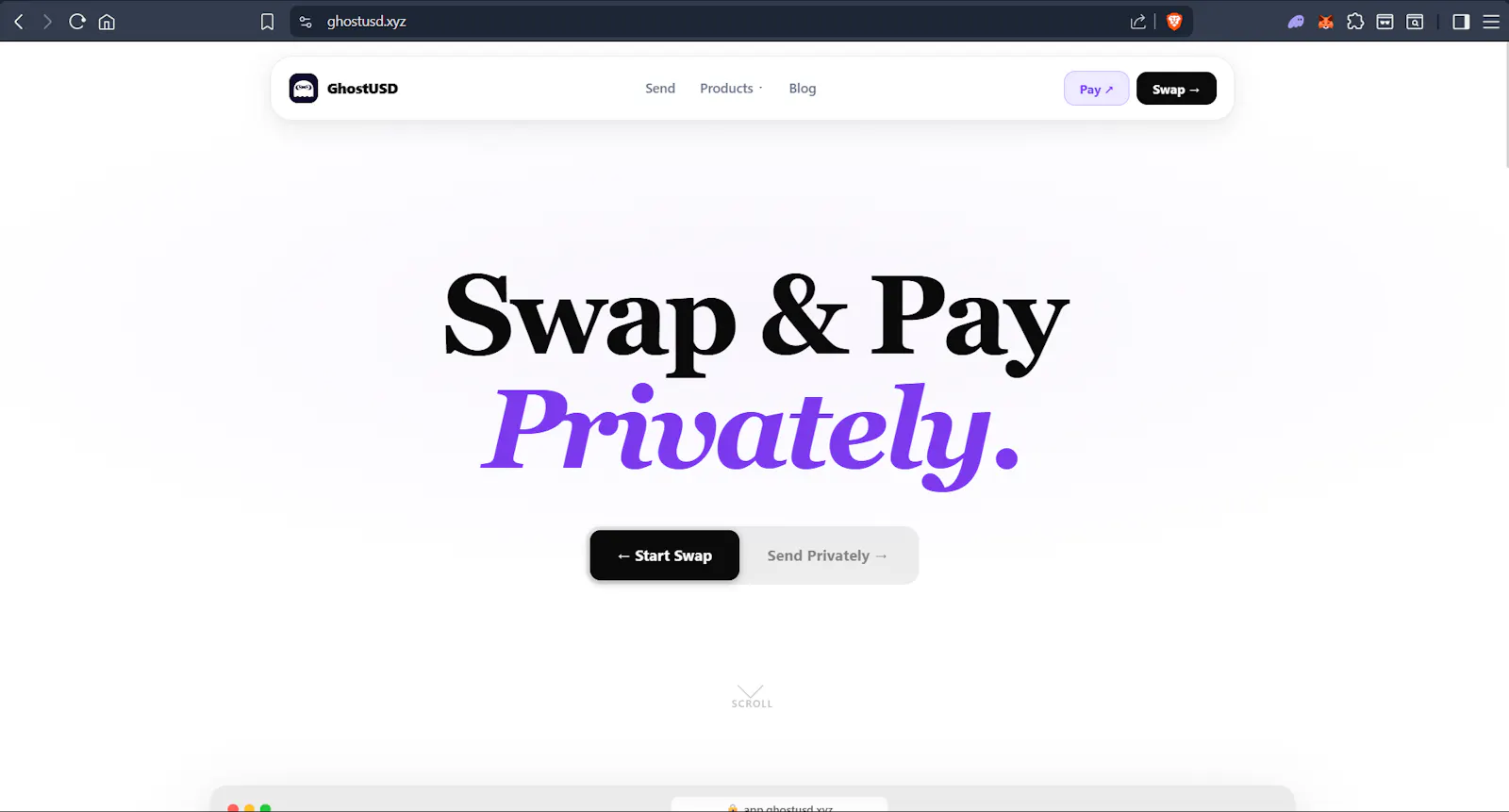 GhostUSD screenshot 2