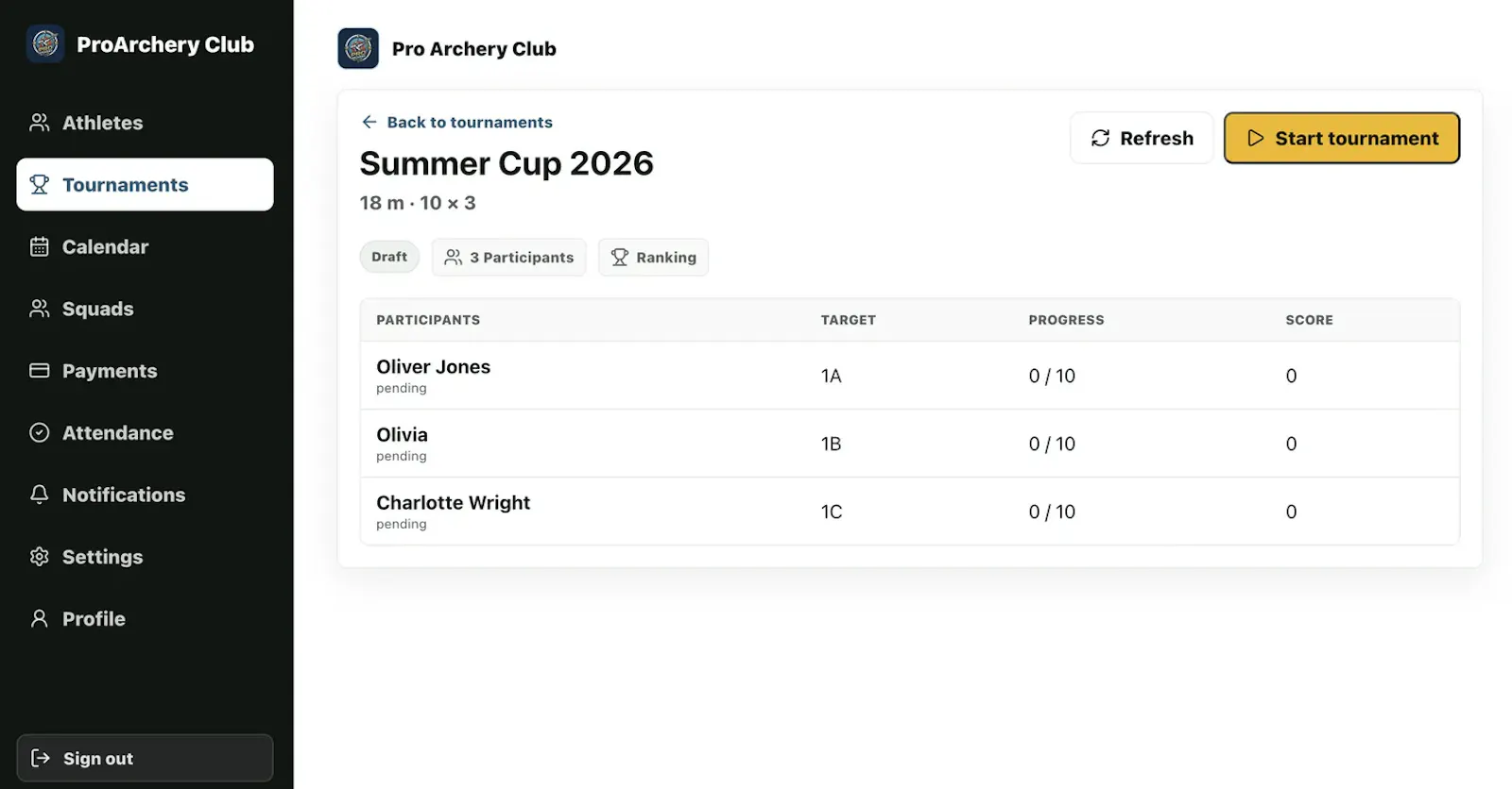 ProArchery Club screenshot 3