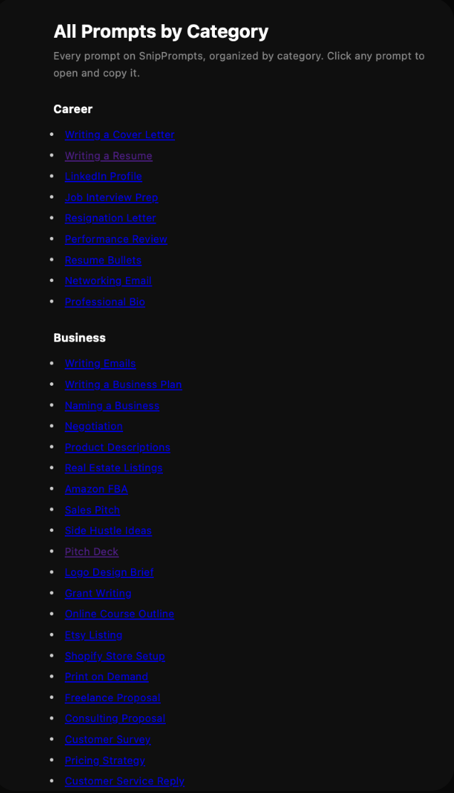 SnipPrompts gallery image