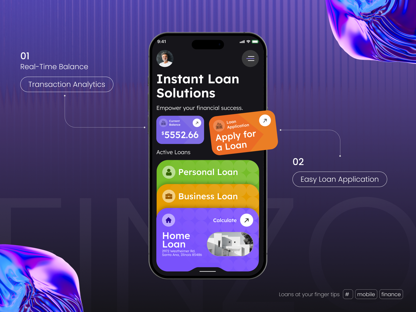 Finzo Loan Management App. media 1
