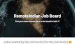 RemoteIndian Job Board image