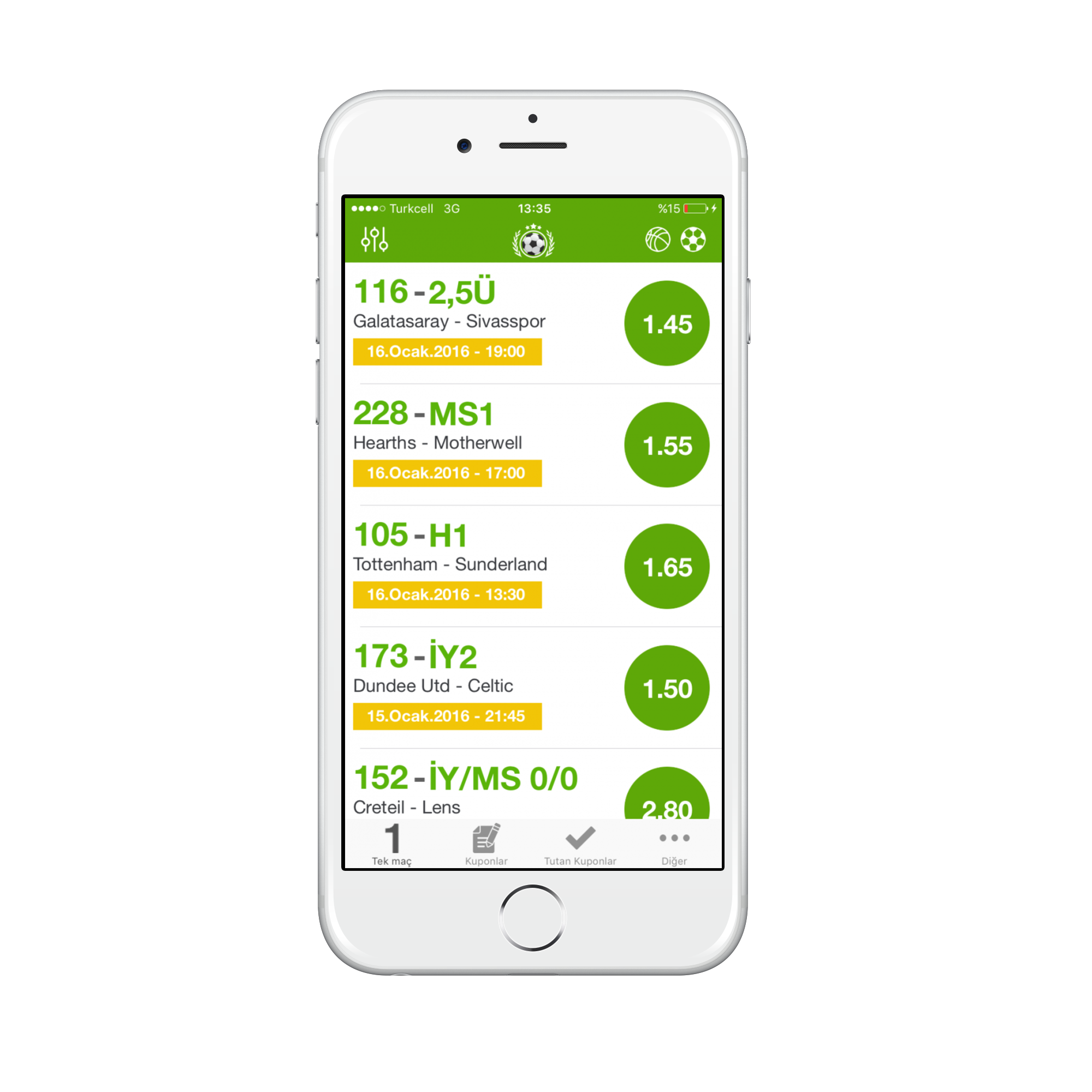 BahisGO - Best Match Predictions