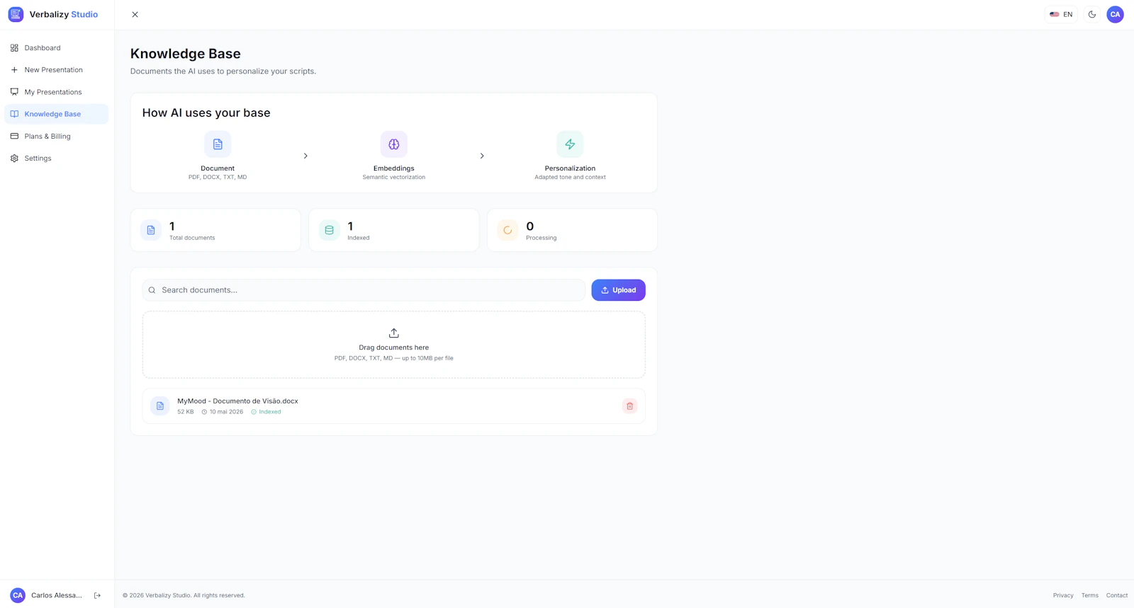 Verbalizy Studio screenshot 2