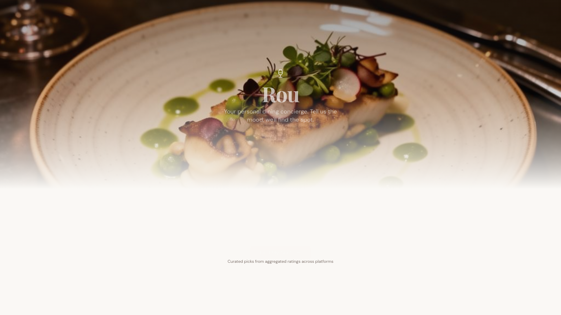 Rou — Your Night. Decided. - Main product screenshot demonstrating key features and user interface