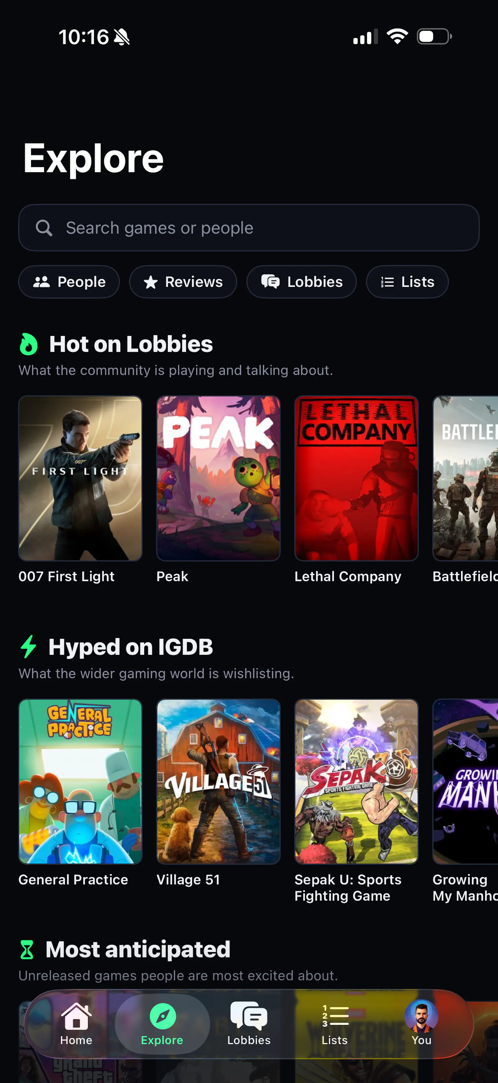 Lobbies screenshot 4