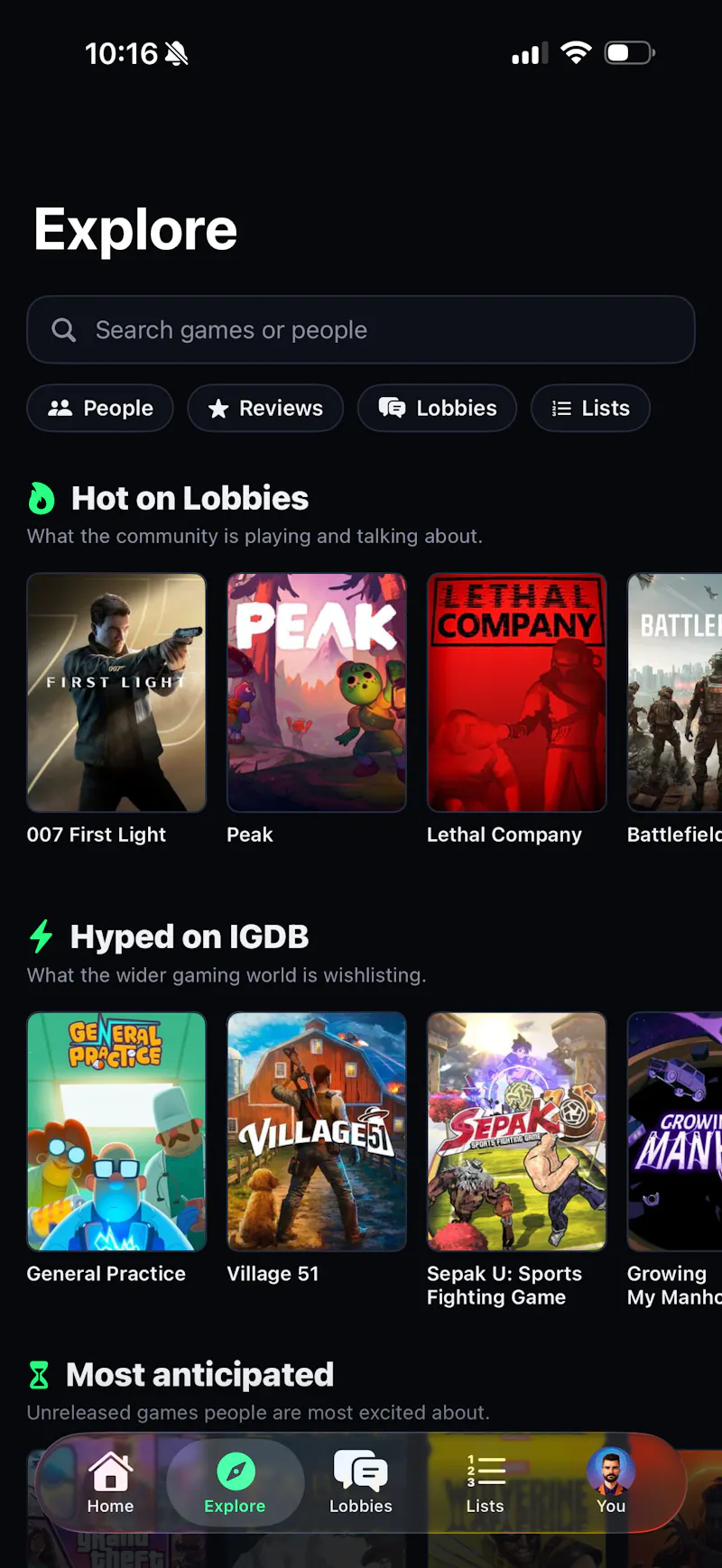Lobbies screenshot 4