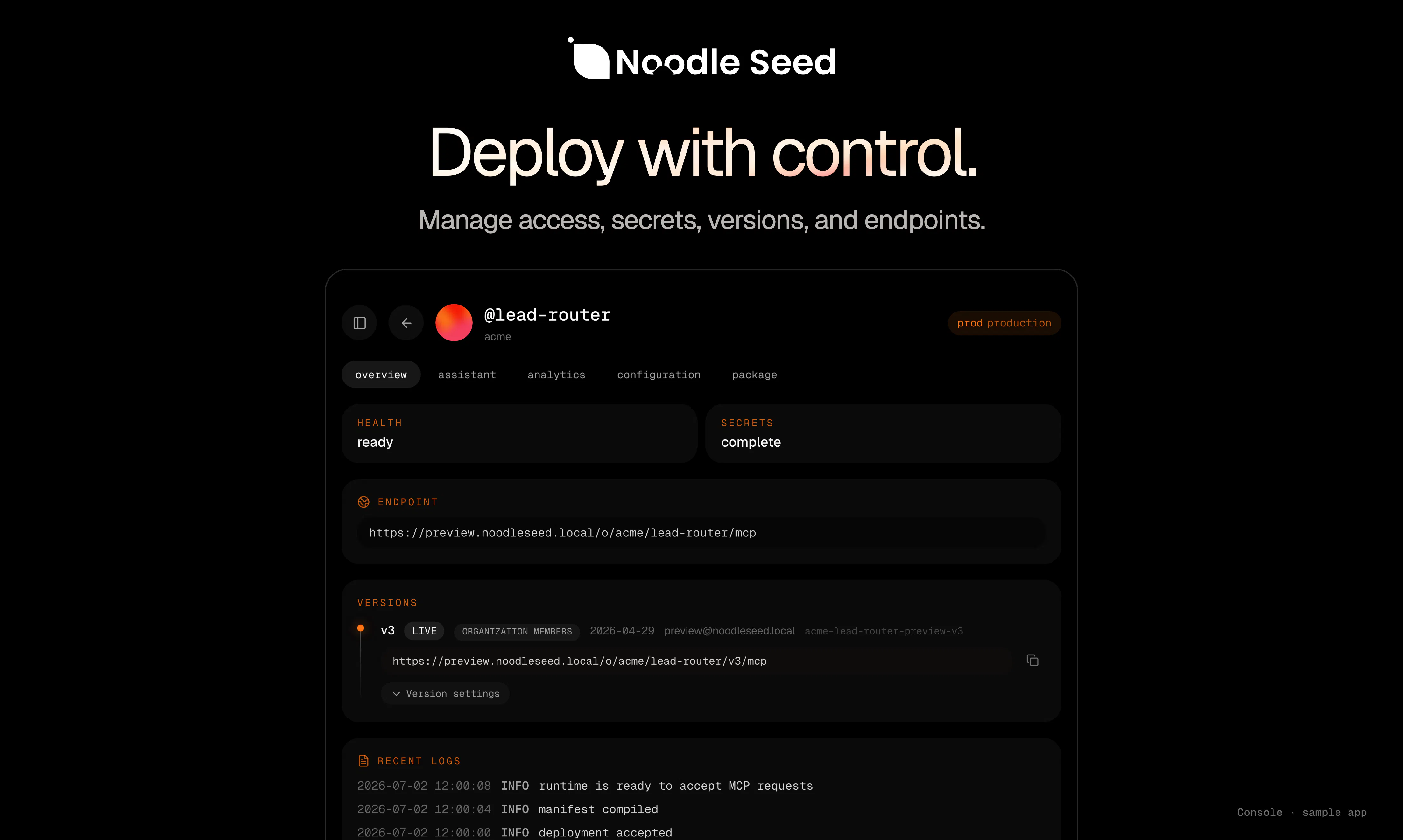 Noodle Seed screenshot