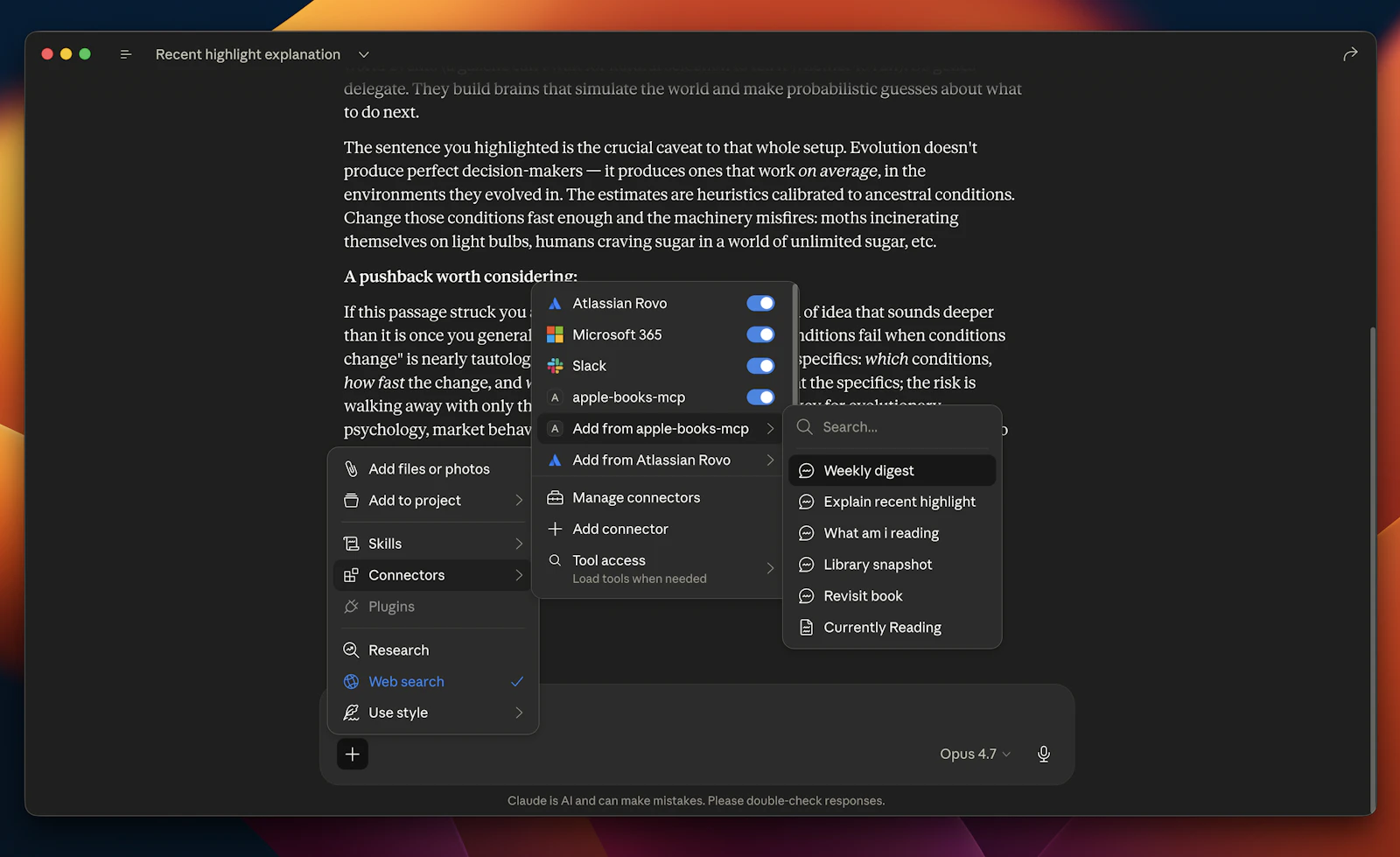 Apple Books MCP screenshot 4