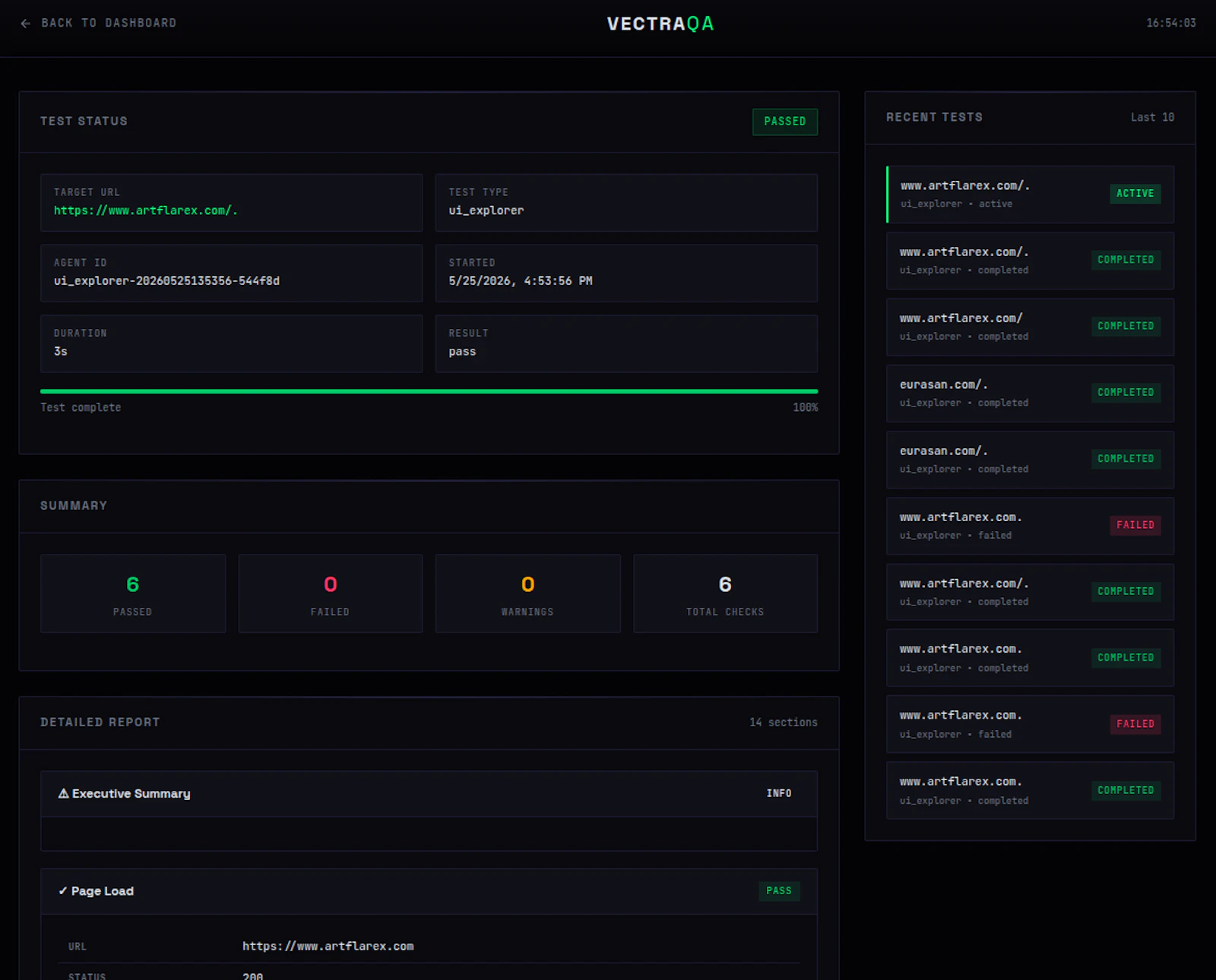 Vectra-QA screenshot 3