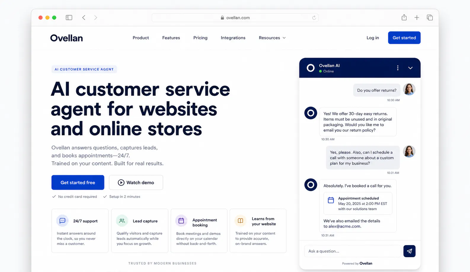 AI Customer Service agent | ovellan  gallery image