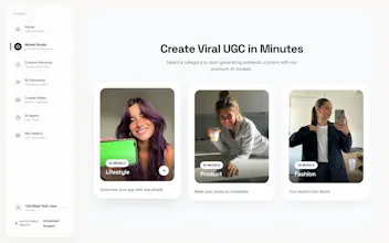 UGCReal — AI UGC That Looks Humanly Real gallery image