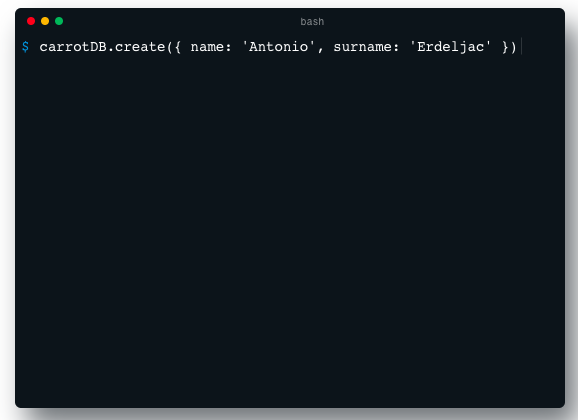 CarrotDB gallery image