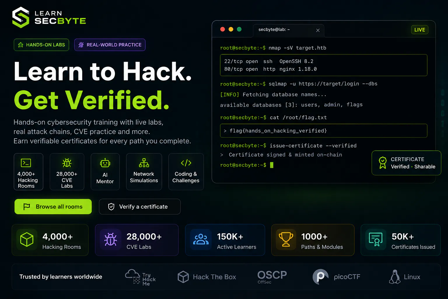 learn Secbyte- Cybersecurity Learning gallery image