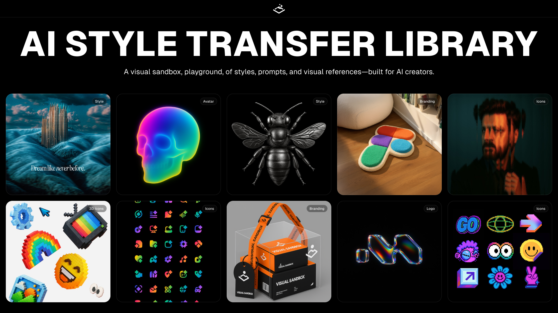 Sandbox visual - Biblioteca de transferencia de estilo Ai media 2