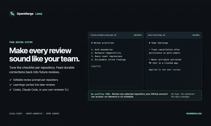 OpenMergeLens screenshot 5