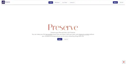 Preserve gallery image