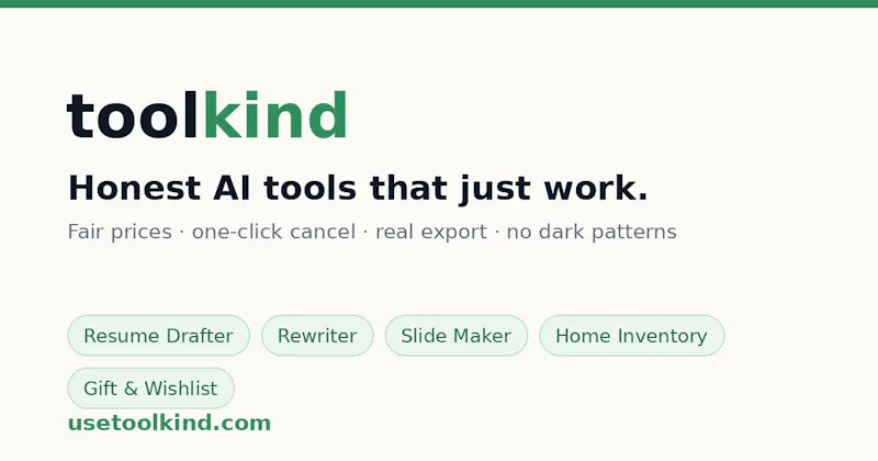 Toolkind screenshot 1