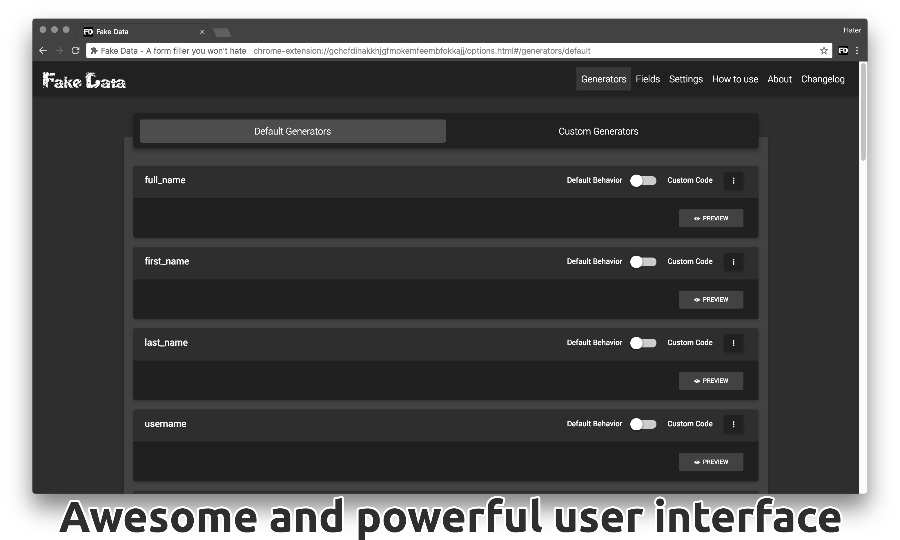 Fake Data gallery image