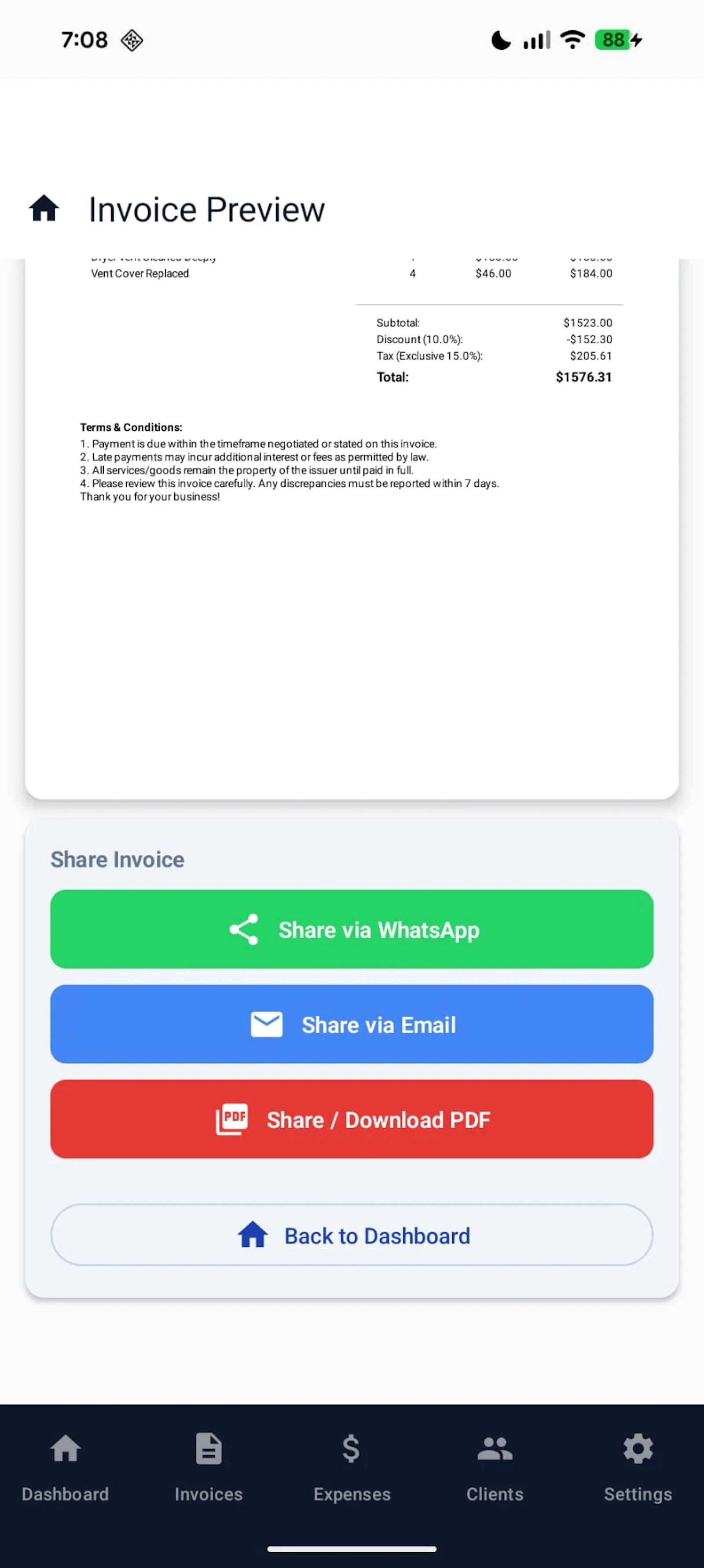 Invoice Maker: Bill & Track screenshot 3