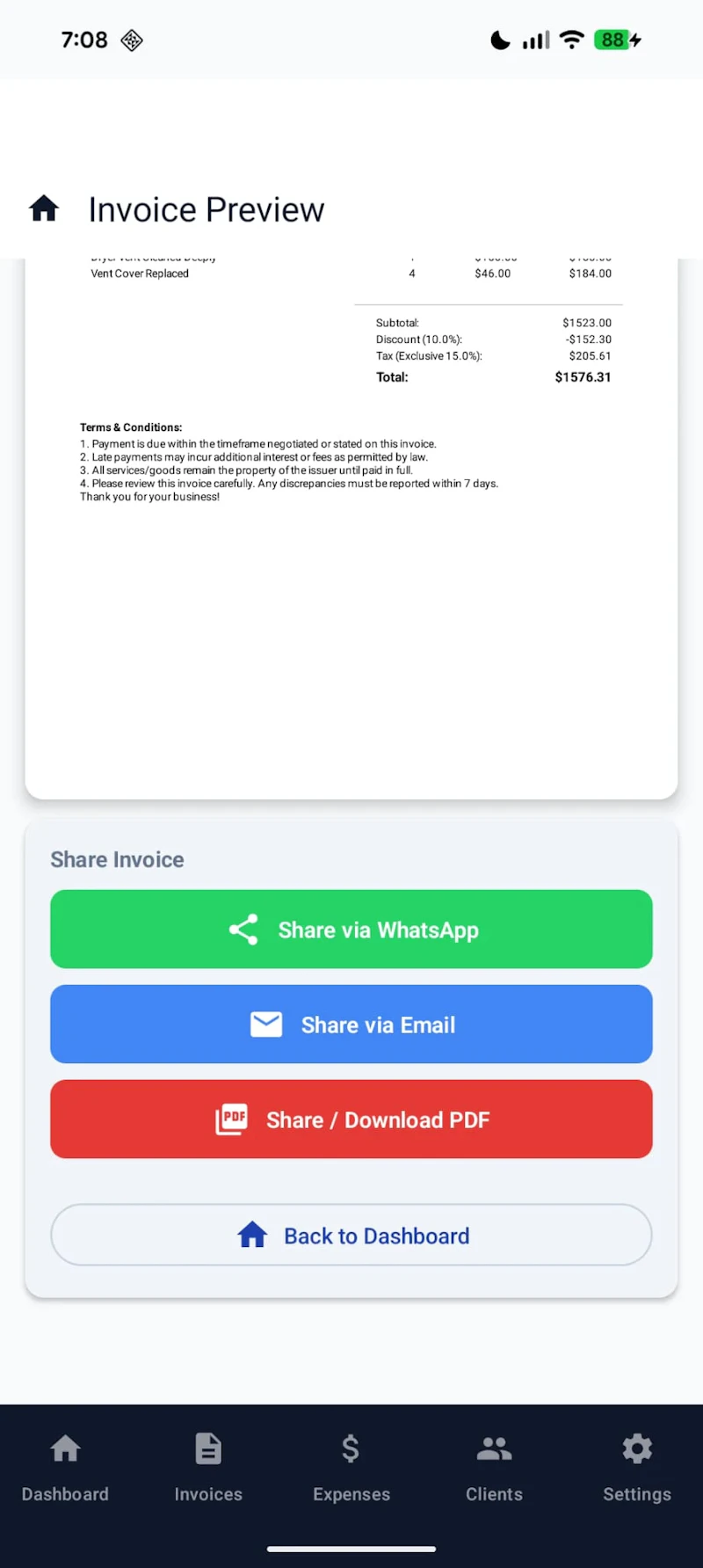 Invoice Maker: Bill & Track screenshot 3