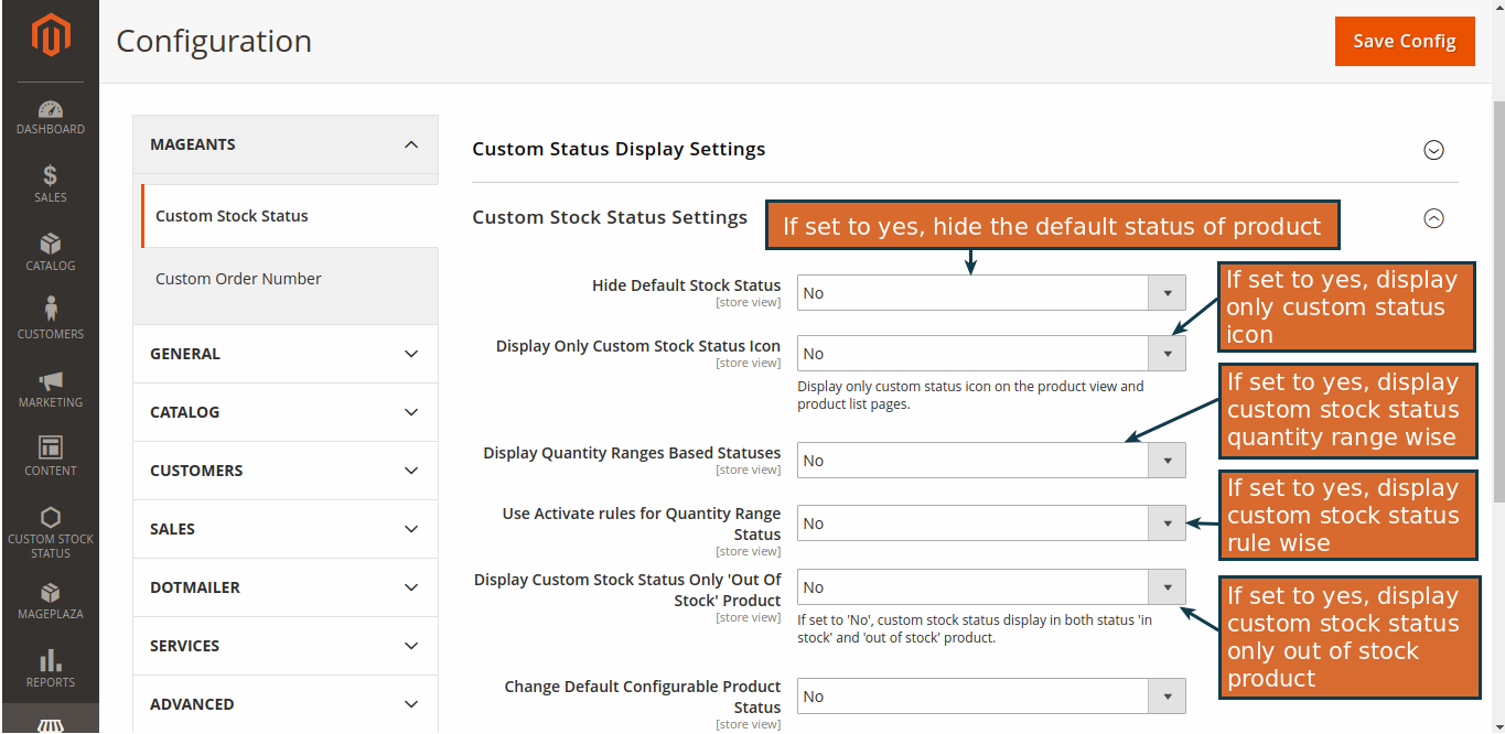 Magento 2 Özel Stok Durumu - Sağlam magento 2 uzantısı medya 3