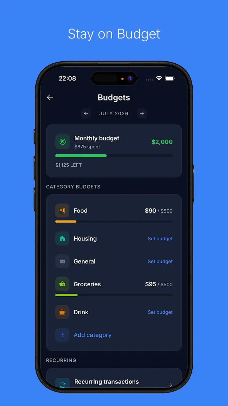 Fincend: Expense Tracker screenshot 5