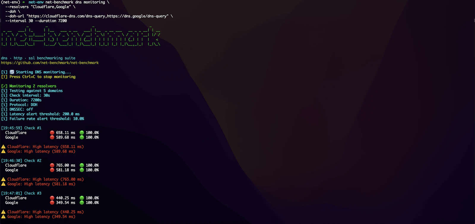 net-benchmark screenshot 4