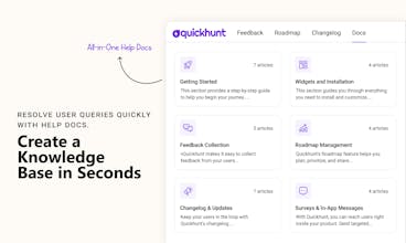 Quickhunt: Customer Feedback Management gallery image